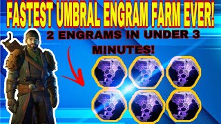 BEST UMBRAL ENGRAM FARM  Destiny 2 [upl. by Leno]