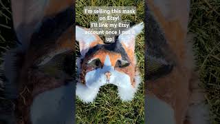 Calico cat mask cat mask therian therianthropy theriangear therians fyp shorts Etsy [upl. by Calvinna]