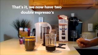 Aeropress vs Keurig 2 Cup Challenge [upl. by Shifra277]