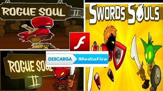 ¡Swords And Souls y Rogue Soul 1 y 2 DESCARGAR GRATIS PARA PC ProSwf Gameplay [upl. by Avera]