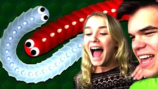 GIRLFRIEND vs BOYFRIEND IN NEW SLITHERIO [upl. by Lamiv937]