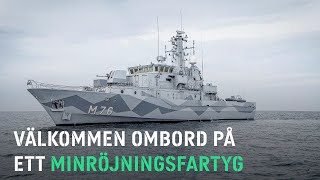 Försvarsmakten i 360 VR – välkommen ombord på ett minröjningsfartyg av Kosterklass [upl. by Alahc]