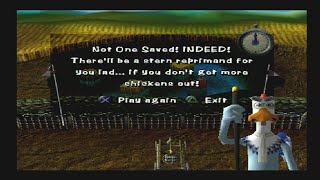 Chicken Run PS1 Fowlers Minigame Finish Quotes [upl. by Hulbig78]