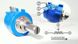 SUNTAN Precision Multiturn Wirewound Potentiometer  TSR3590 for finetuning equipment [upl. by Haibot]