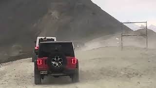 Engineer Pass Jeep Trail  Thunderstorm and 70 mph wind [upl. by Dew]