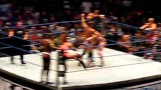 WWE Smackdown World Tour 2010 New York Madison Square Garden Bret Hart Sharpshooter [upl. by Hawkins]