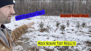 NEW Food Plot Tool Coming Soon  Mock Scrape Tests Results [upl. by Rosel937]