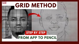 How to sketch for realistic drawing Grid Method [upl. by Nirroc118]