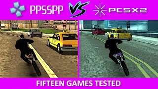 PPSSPP vs PCSX2  Emulator faceoff fifteen games tested and compared [upl. by Gilbertson299]