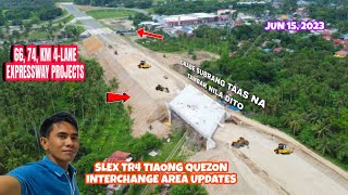 Slex Tr4 Ongoing Construction Tiaong Quezon Interchange BatangasLagunaLucena Expressway Projects [upl. by Chelsea]