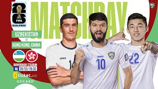 Uzbekistan vs Hong Kong China  2026 FIFA World Cup AFC Asian Qualifiers  Round 2  Livestream [upl. by Margarete]