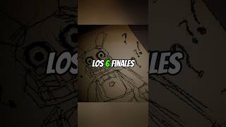 LOS 6 FINALES OCULTOS DEL NUEVO FNAF😱 fnafintothepit [upl. by Grannie]