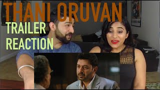 Thani Oruvan Trailer Reaction  Arvind Swamy Jayam Ravi [upl. by Garnes734]