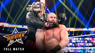 FULL MATCH — Strowman vs Wyatt — Universal Title Falls Count Anywhere Match SummerSlam 2020 [upl. by Harrus219]