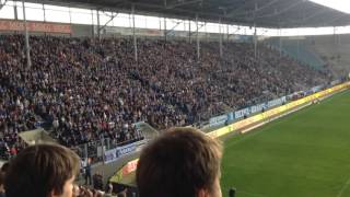 Clubfans machen fürchterlich Alarm 1 FC Magdeburg vs Energie Cottbus 26092015 [upl. by Amsirak]