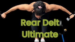 The Ultimate Rear Delt Workout with Dumbbells  3 Exercises to Build Massive Shoulders [upl. by Azilem883]