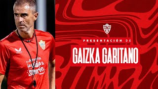 🎥 Presentación de Gaizka Garitano como entrenador de la UD Almería 111023 [upl. by Kolk355]