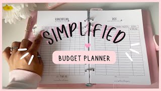 My Simplified Budget Planner  SimpleShopz [upl. by Azyl]