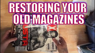 How To Restore Vintage Magazines paper No Hype SE02 EP385 [upl. by Morven]