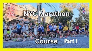 NYC Marathon Route  Part 1 Staten Island  Brooklyn [upl. by Owain]