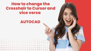 CURSORTYPE Autocad  How to change the crosshair to cursor in AutoCAD  Cursor settings Autocad [upl. by Daisy]