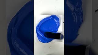 Ultramarine Blue Heavy Texture acrylic paint in action acrylicpainting paintingstyles satisfying [upl. by Ydoc392]