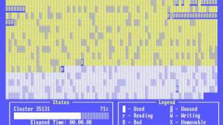 Disk Defragmentation and Enfragmentation FAT tooltoy [upl. by Nettie]