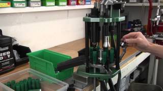 RCBS GRAND Shotshell Reloading Press Full Progressive Reloading [upl. by Nirraj640]