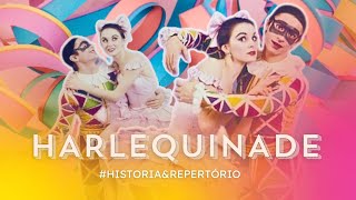 A HISTÓRIA DO BALLET quotHARLEQUINADEquot  HistóriaampRepertório [upl. by Enalb]