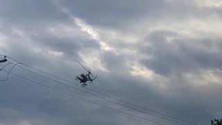 Police Helicopter Over Conshohocken [upl. by Llertnahs]