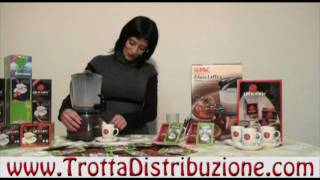 Preparazione del caffè al ginseng con Chocolatte Simac  Trotta Distribuzione [upl. by Irtak525]