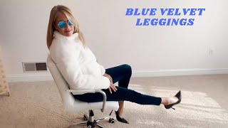 WHITE FUR amp BLUE VELVET Fashion Review [upl. by Pollerd]