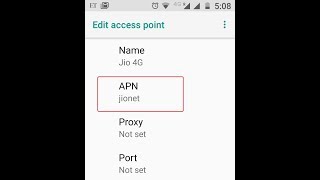 Jio 4G LTE APN Settings for Android [upl. by Surtemed]