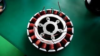 Double stations Wheel motor stator coil winding machine [upl. by Winser369]