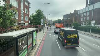 Full Journey on London Bus Route 11  Fulham Broadway  Waterloo [upl. by Kynan244]