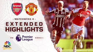 Arsenal v Manchester United  PREMIER LEAGUE HIGHLIGHTS  932023  NBC Sports [upl. by Reivaxe362]