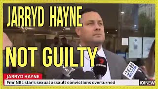 Jarryd Hayne Not Guilty  Conviction overturned on Appeal [upl. by Whittaker450]