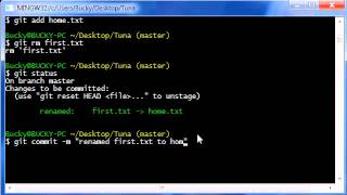 Git Tutorial  11  How to Move and Rename Files [upl. by Anitsrhc]