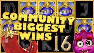 CasinoGrounds Community Biggest Wins 16  2018 [upl. by Aisatan]