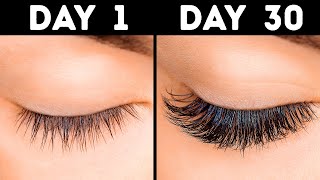 11 Quick Ways to Grow Long Eyelashes in 30 Days [upl. by Alena]