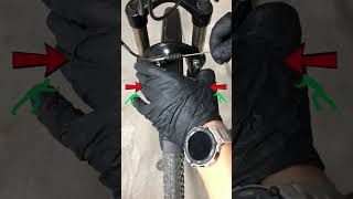 Szybkie ustawienie hamulców Vbrake  Quick Vbrake adjustment bike ebike bikes shorts diy [upl. by Neetsuj]