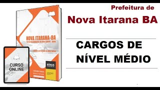 Apostila Concurso Prefeitura de Nova Itarana BA 2024 Comum aos Cargos de Nível Médio [upl. by Notsua]