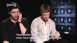 Alfie Allen amp Daniel Portman about Their Characters Direction in Season 6 VOSTFR [upl. by Nickey]