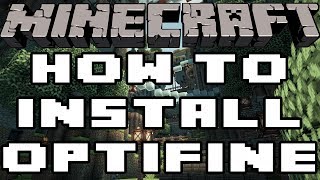 How To Install Optifine In Minecraft 175 [upl. by Ahseit]