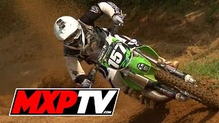 RAW Sean Hackley Shreds 125 In Maryland  MXPTV In Time 2011 [upl. by Palladin]