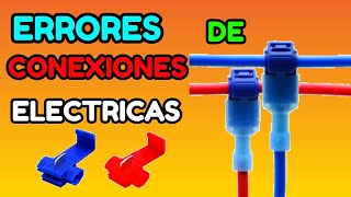 🔴6 ERRORES eléctricos MÁs comunes👉Conexión de cables eléctricos solución profesional [upl. by Dannye]