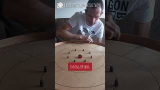 Preparing for the 2nd CROKINOLE WORLD CUP crokinole shorts practice [upl. by Tija639]