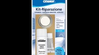 Cramer KitRiparazione per Superfici Smaltate Ceramica amp Acrilico [upl. by Giesser]