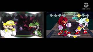 fnf Deathmatch Mario Vs Sonic Comparacion [upl. by Aleahs533]