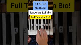 Isabellas Lullaby Easy Piano Tutorial [upl. by Bakemeier724]